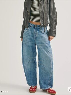 Free people good luck barrel denim
